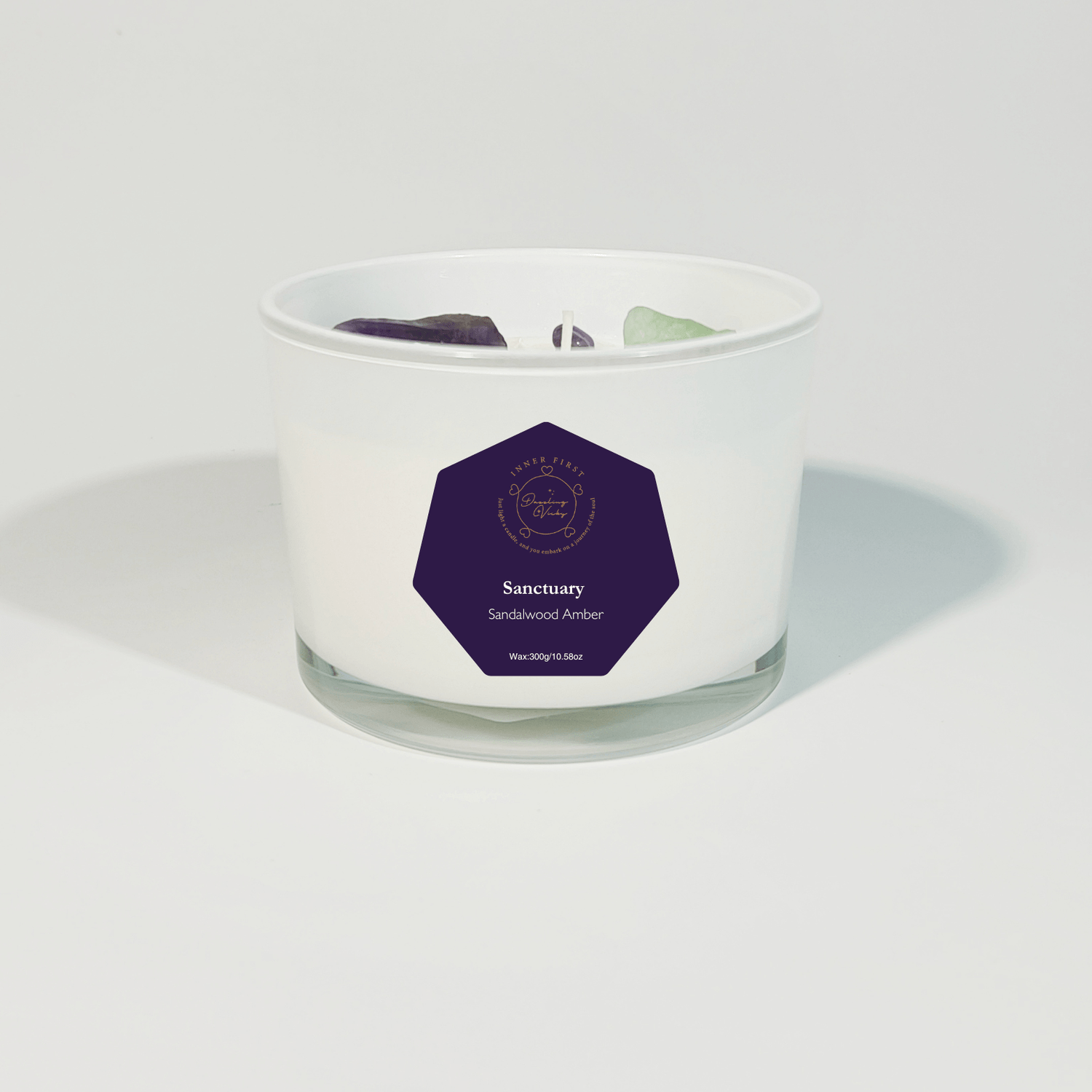 Sanctuary Sandalwood Amber Grande Candle